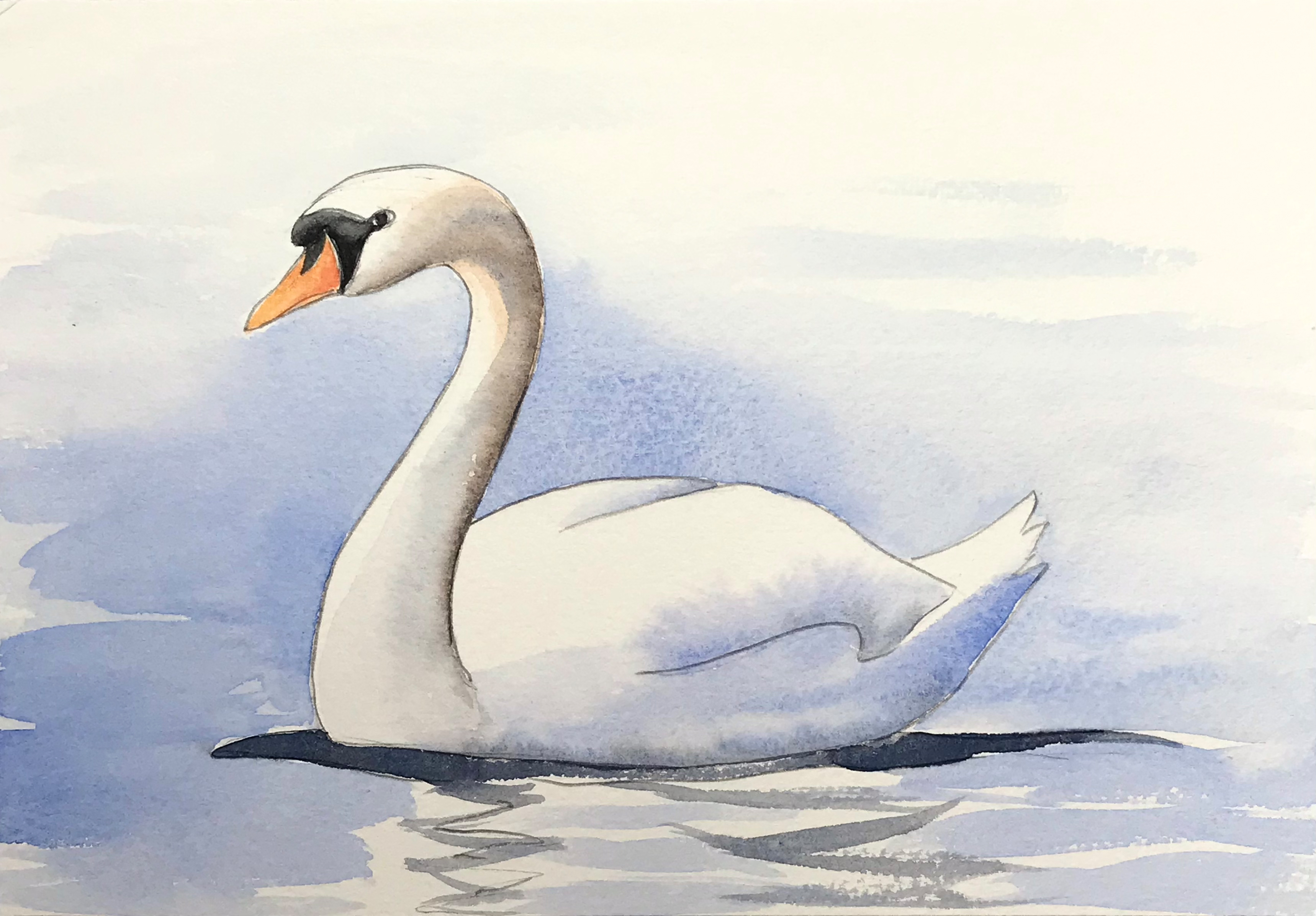 Aquarell (Lea Joos): Leuchtturm